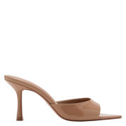 thumbnail: Mango lakleren muiltjes met naaldhak - beige