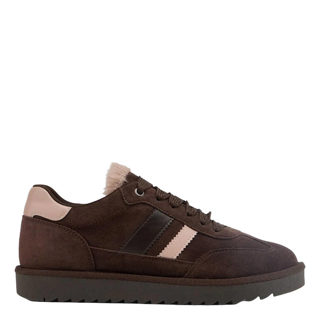 Graceland suèdelook sneakers - bruin