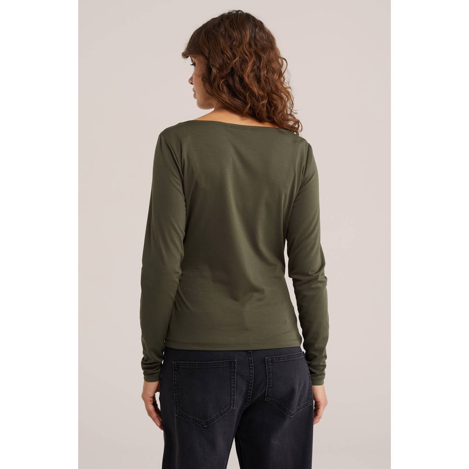 WE Fashion top groen