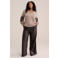 WE Fashion Curve gebloemde sweater - beige