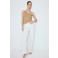 Mango top met glitters - goud
