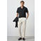 Mango Man slim fit polo - donkerblauw