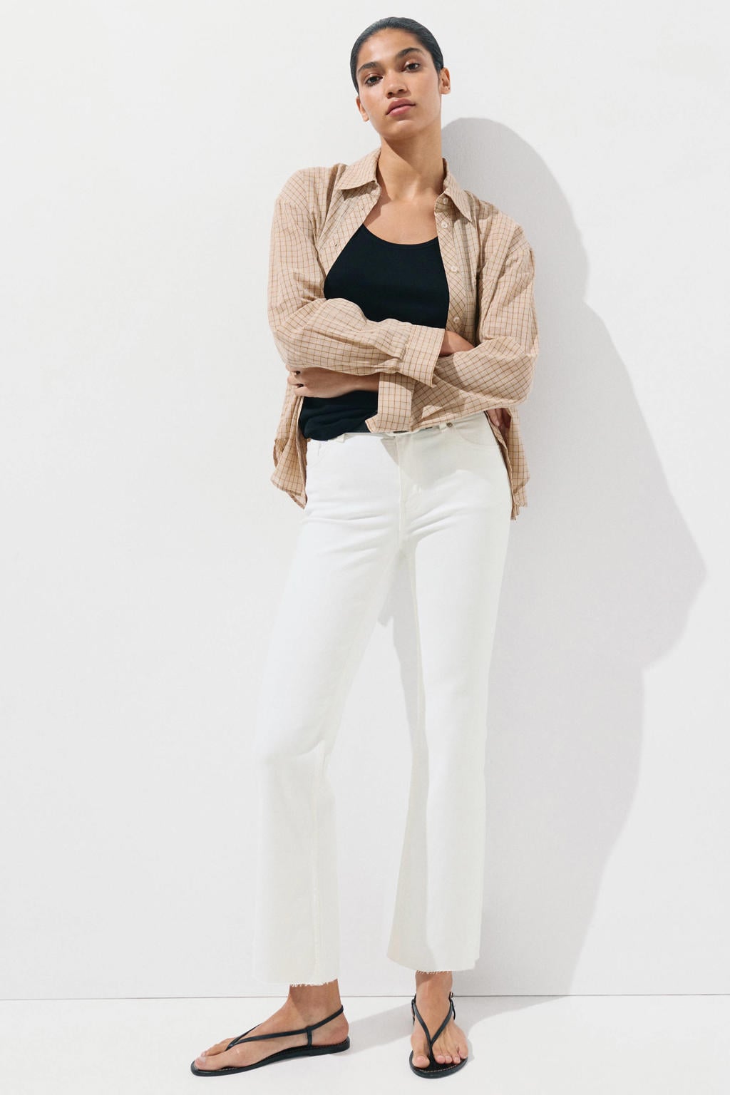 Mango straight leg jeans - wit