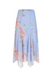 thumbnail: LOLALIZA midi gebloemde rok - blauw
