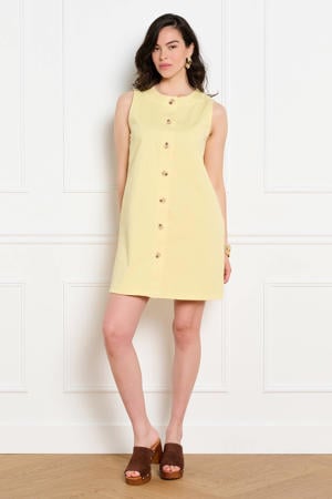mini jurk - lichtgeel