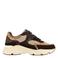 Graceland chunky imitatieleren sneakers - bruin