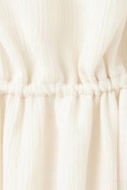 thumbnail: Mango broderie midi zomerjurk - beige