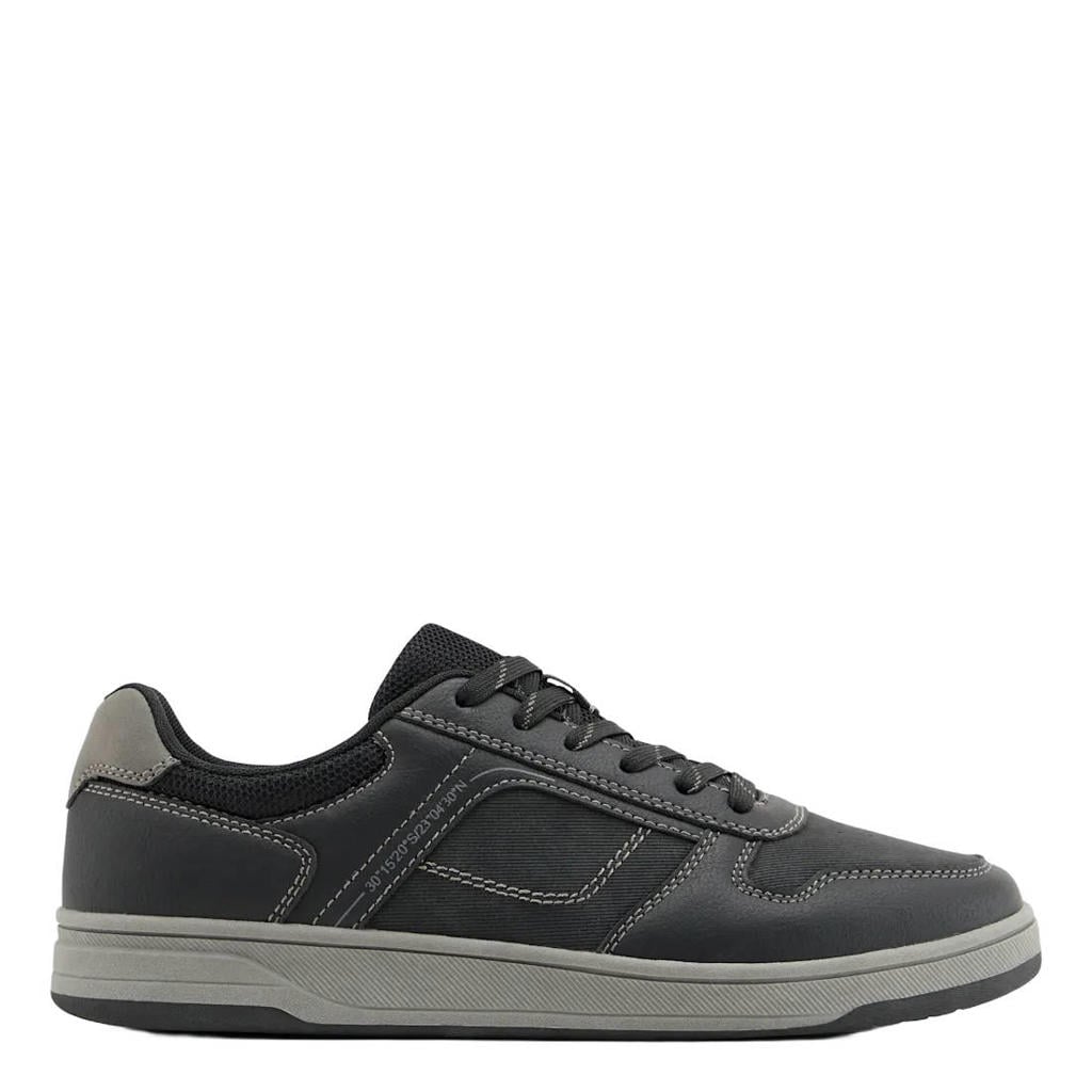 Zwarte heren Memphis One imitatieleren sneakers - met veters