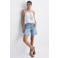 Mango straight leg denim short - lichtblauw