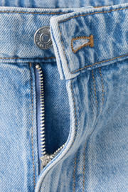 thumbnail: Mango straight leg denim short - lichtblauw