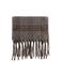 WE Fashion geruite sjaal donkerbruin