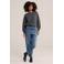 WE Fashion gebreide trui met wol - grijs