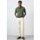 Mango Man regular fit polo - middengroen