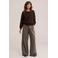 WE Fashion gebreide trui met wol - bruin