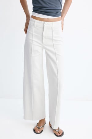 straight leg jeans - wit