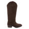 Graceland western suède cowboy boots - bruin