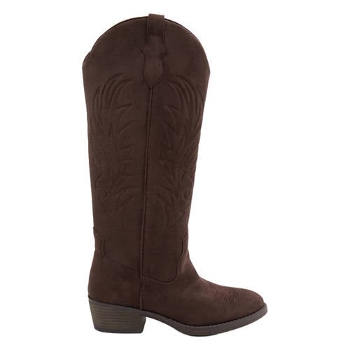 Graceland western suède cowboy boots bruin