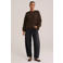 WE Fashion gebreide trui met wol - bruin