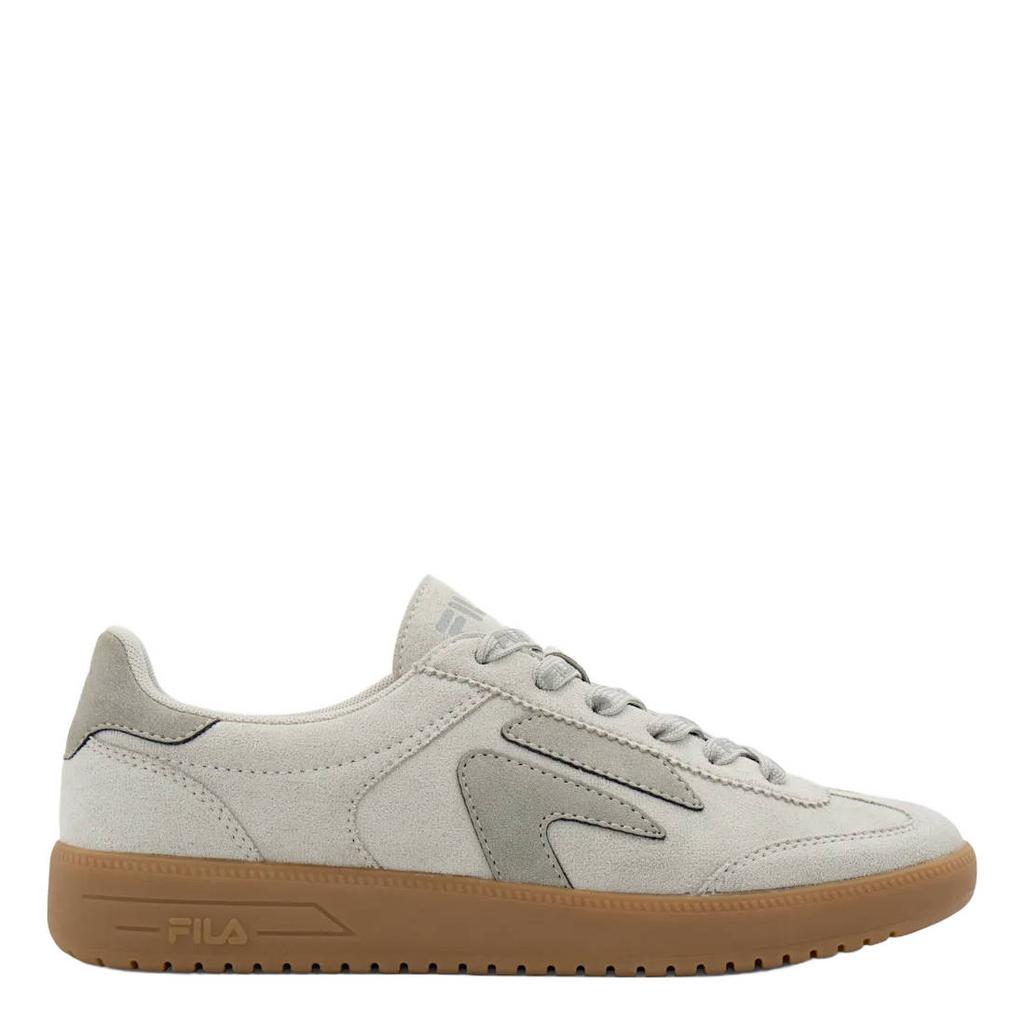 Grijze dames Fila suèdelook sneakers - met veters