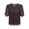 JDY top met broderie - bruin
