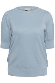 thumbnail: Kaffe Curve top met glitters Plus Size - lichtblauw