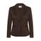 Kaffe Curve regular fit blazer Plus Size - donkerbruin