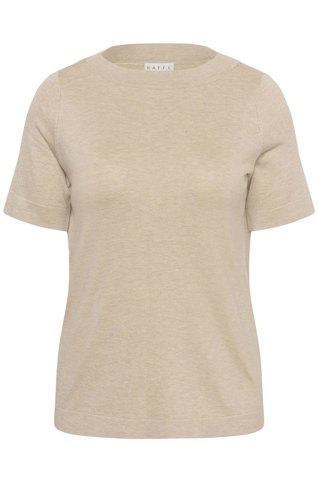 Kaffe Curve viscose trui Plus Size - zand