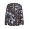 Kaffe Curve gebloemde blousetop Plus Size - bruin
