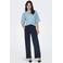 JDY wide leg casual broek - donkerblauw