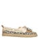 PS Poelman Silk suède bootschoenen - cognac/ecru/panter