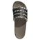 adidas Sportswear Adilette Comfort 2.0 badslippers met panterprint - ecru/bruin
