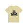 VERO MODA CURVE T-shirt met tekstprint Plus Size - lichtgeel