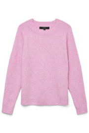 thumbnail: VERO MODA rechtvallende gebreide trui - roze