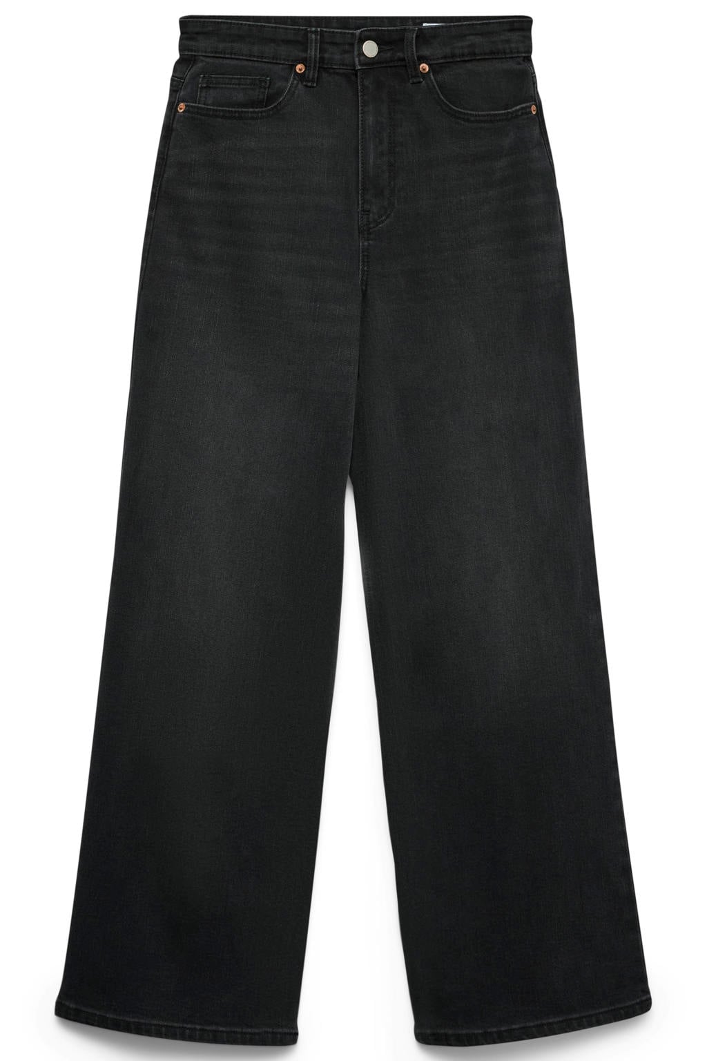 VERO MODA Vmolivia Stretch Hr Wide Jns Li1101 Noos jeans - zwart
