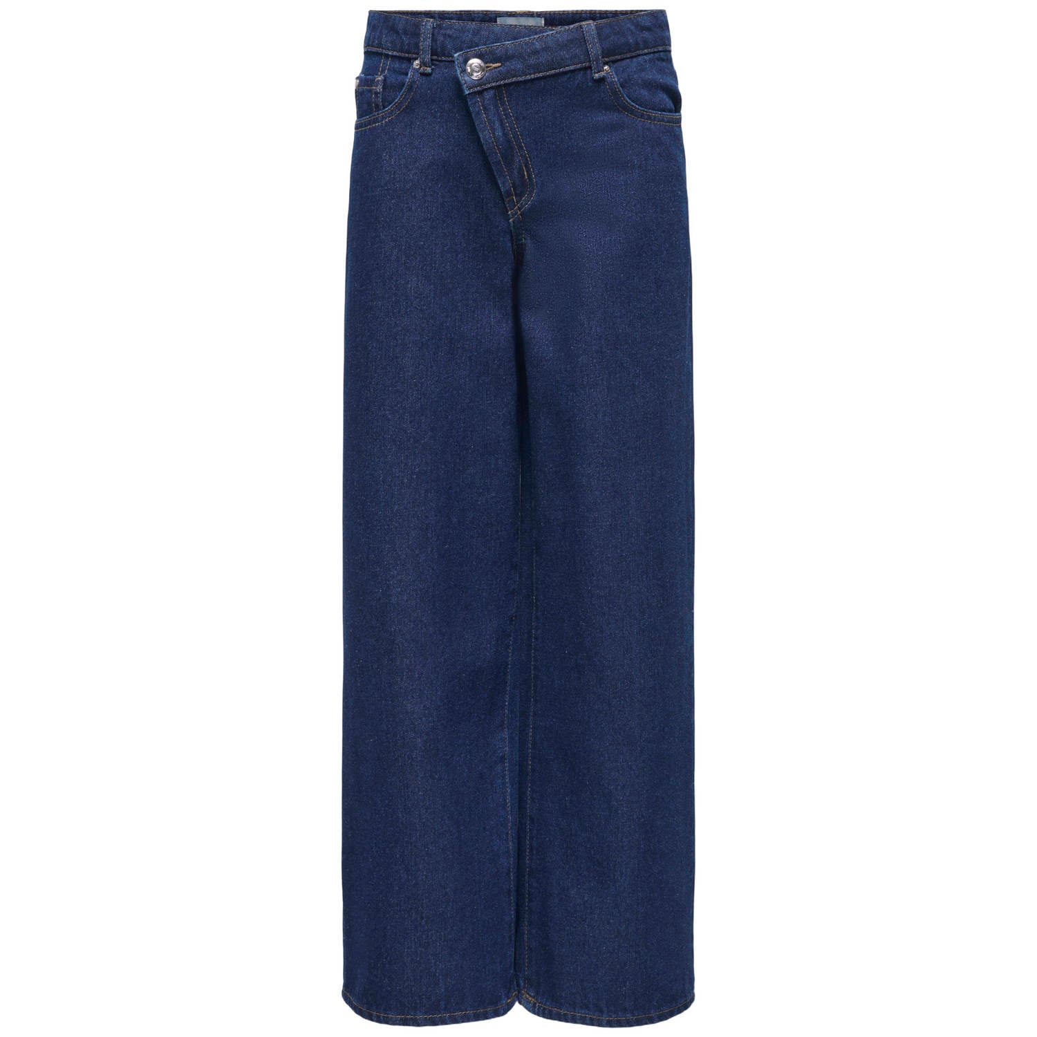ONLY KIDS GIRL KOGHOPE wide leg jeans donkerblauw