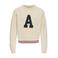 KIDS ONLY GIRL katoenen gebreide trui met print - ecru