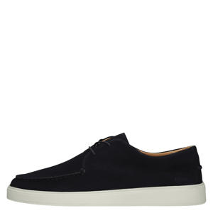 ZUKO LUCA LOW suède sneakers - donkerblauw