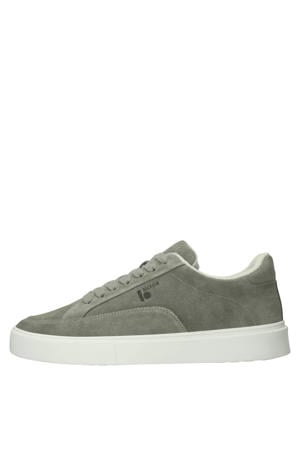 QUARTZ BEVERLY suède sneakers - grijsgroen
