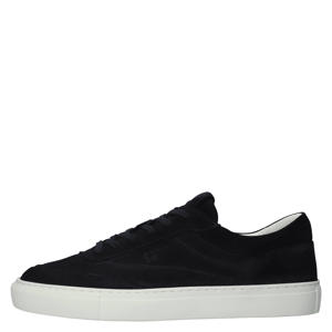 suède sneakers - donkerblauw