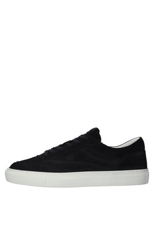 suède sneakers - donkerblauw