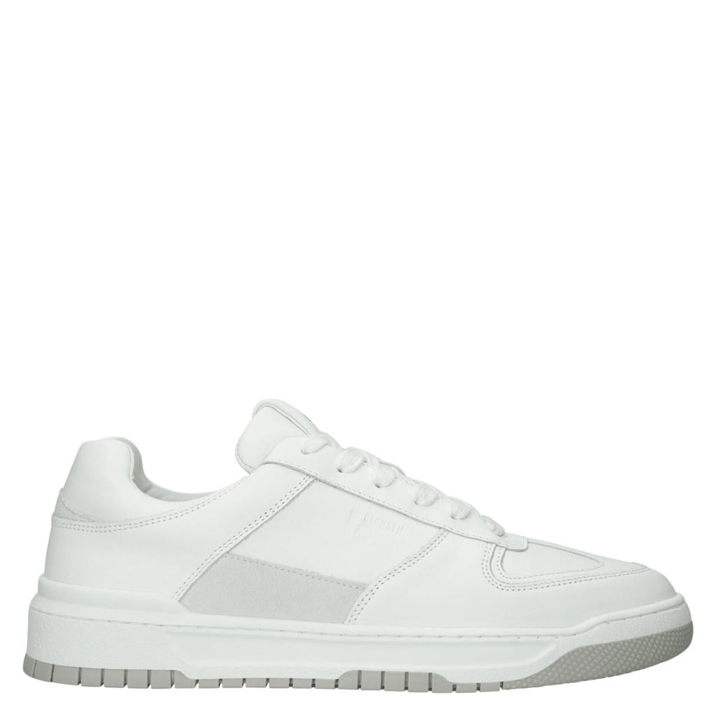 Blackstone Tufa Greer - White - leren sneaker (low) white