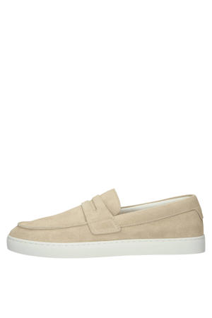 ZIRCON PEARSON suède loafers - beige