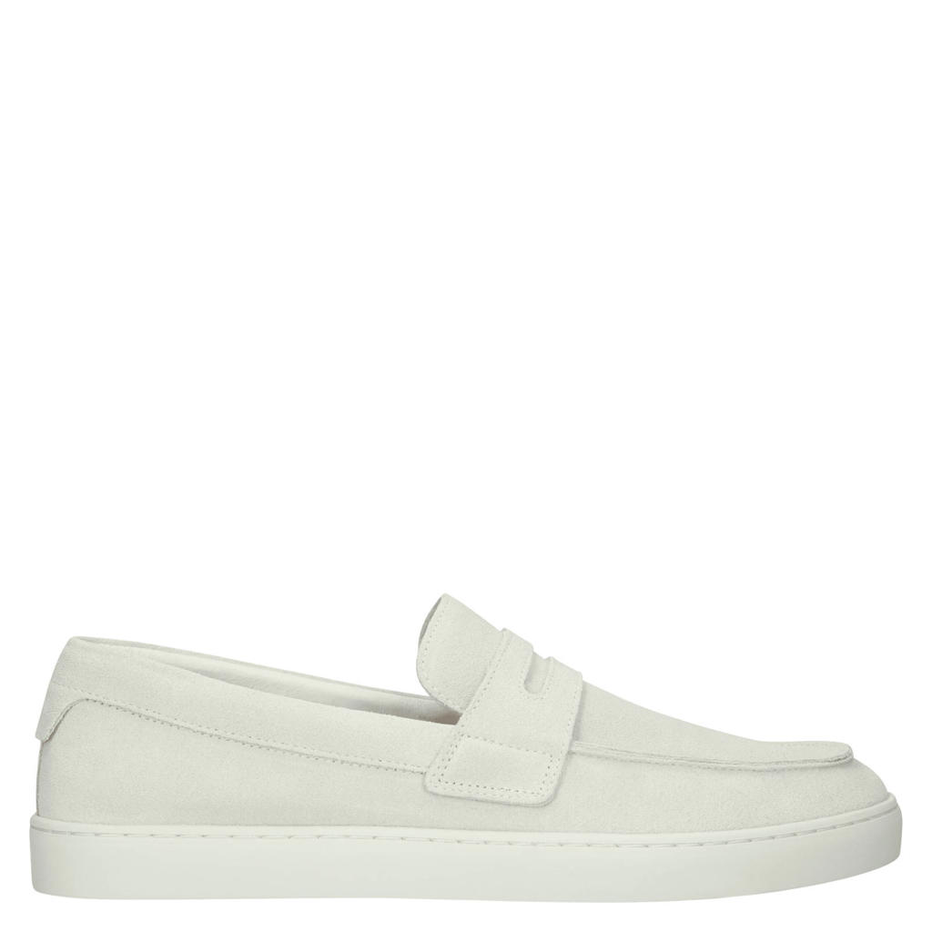 Blackstone Zircon Pearson - Early Frost - Suede slip-ons light grey