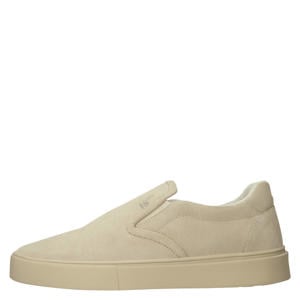 QUARTZ CONNOR suède slip-ons - beige