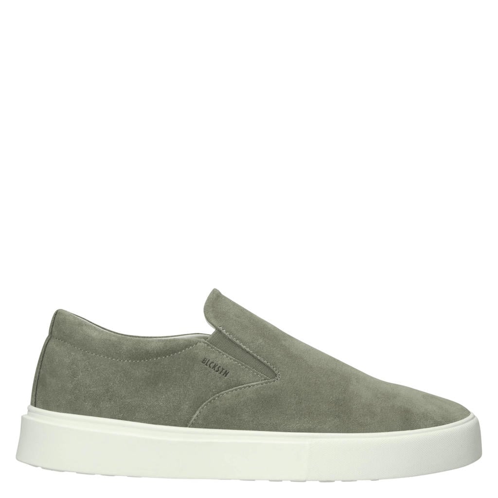 Blackstone Suede Slip-ons Green