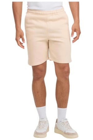 regular fit sweatshort - zand