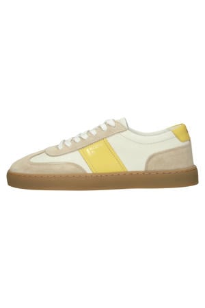 SLATE HARPER II suède sneakers - wit/geel/beige