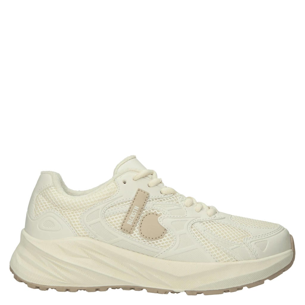 Blackstone Leather Runner Sneaker Beige