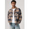 Levi's relaxed fit geruit casual overhemd - blauw/crème