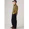 Levi's relaxed fit gestreepte trui - donkerblauw